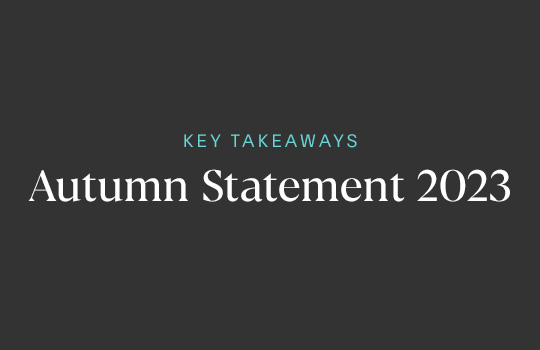 Autumn Statement 2023 Website